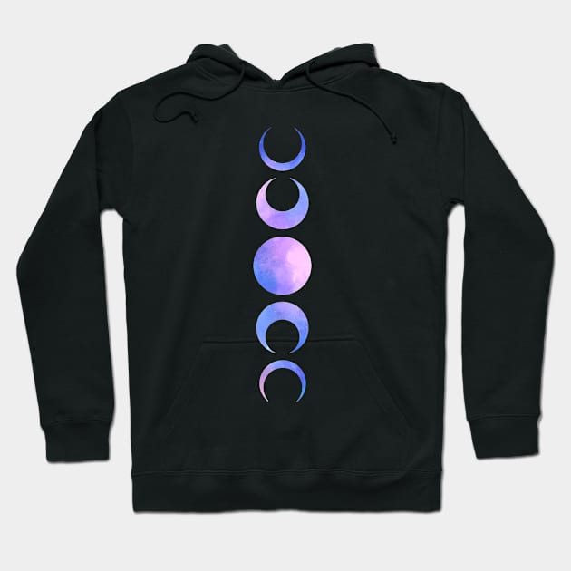 Cosmic moon Hoodie by KrisseyMage